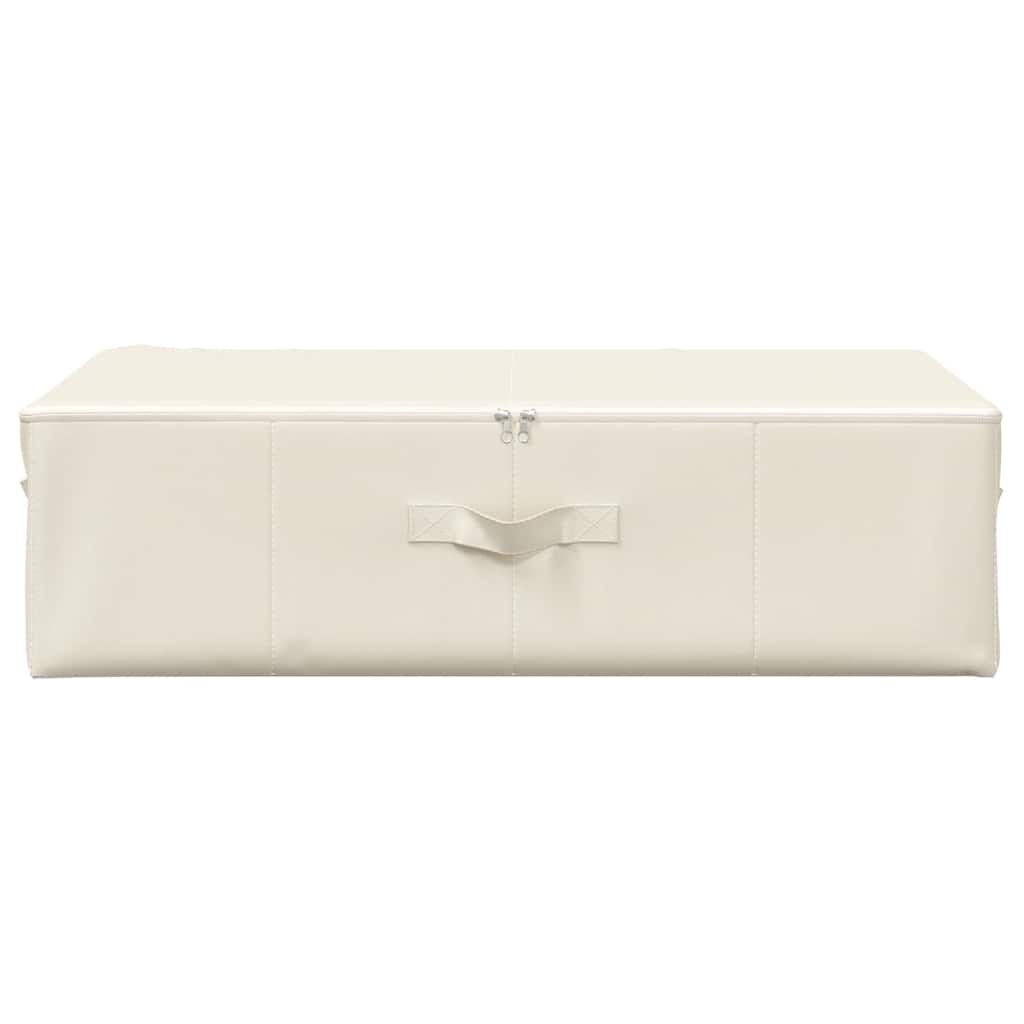 Aufbewahrungsboxen 2 Stk. Stoff 70x40x18 cm Creme