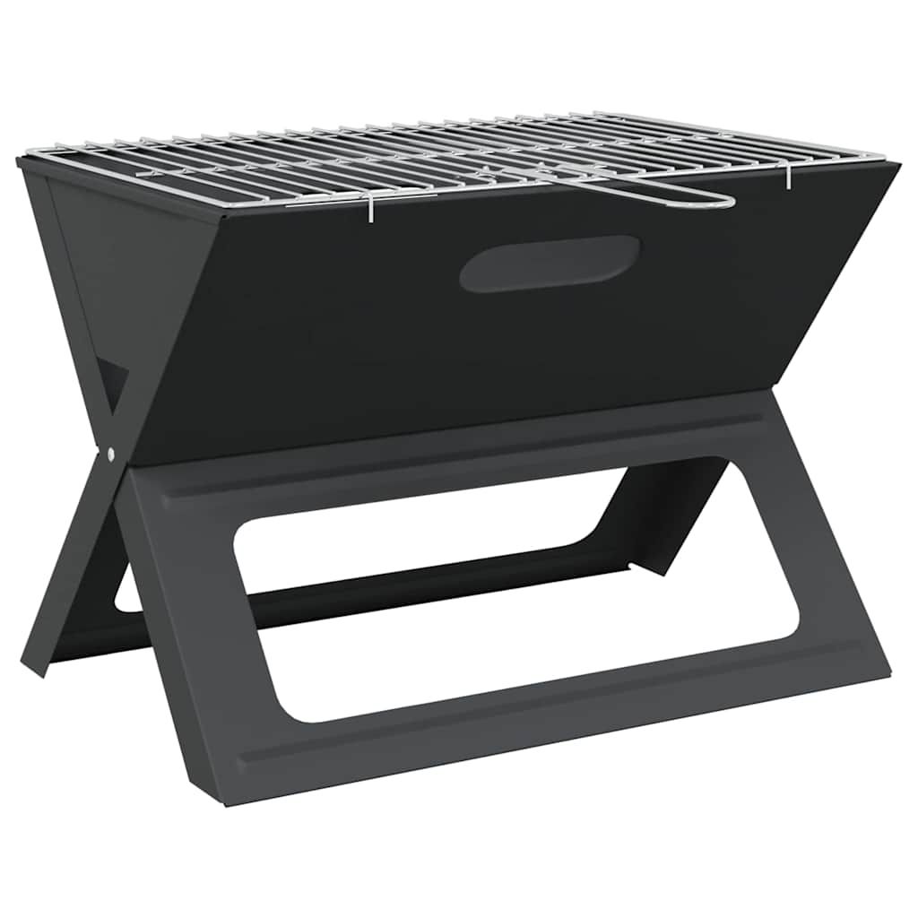 Outdoor Grill 46 x 31 x 31 cm Stahl Schwarz