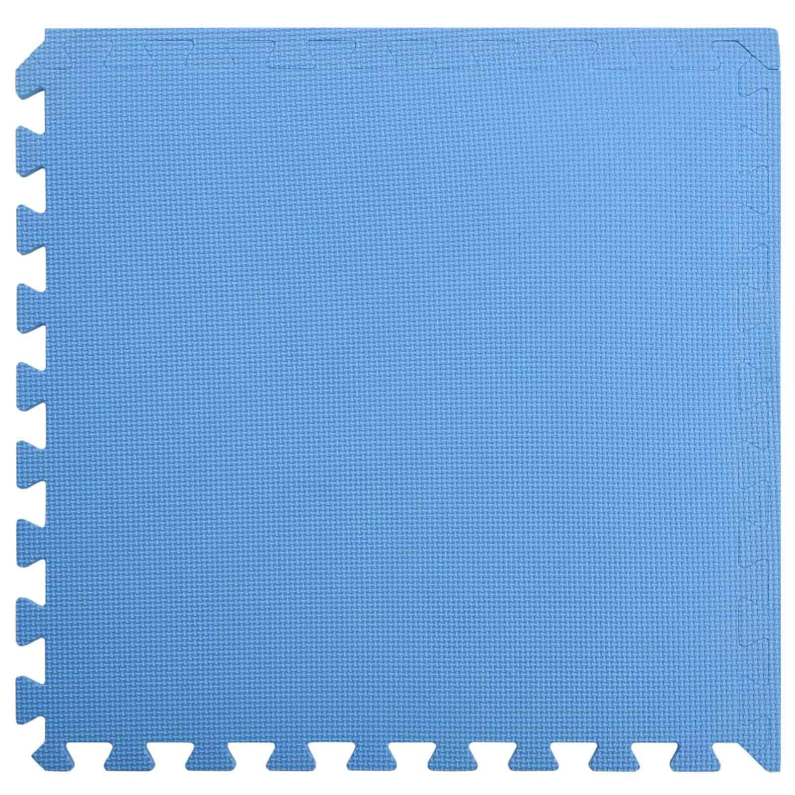 Pool Bodenschutzmatte 6 stk. Blau 2,16 ㎡ EVA-Schaum