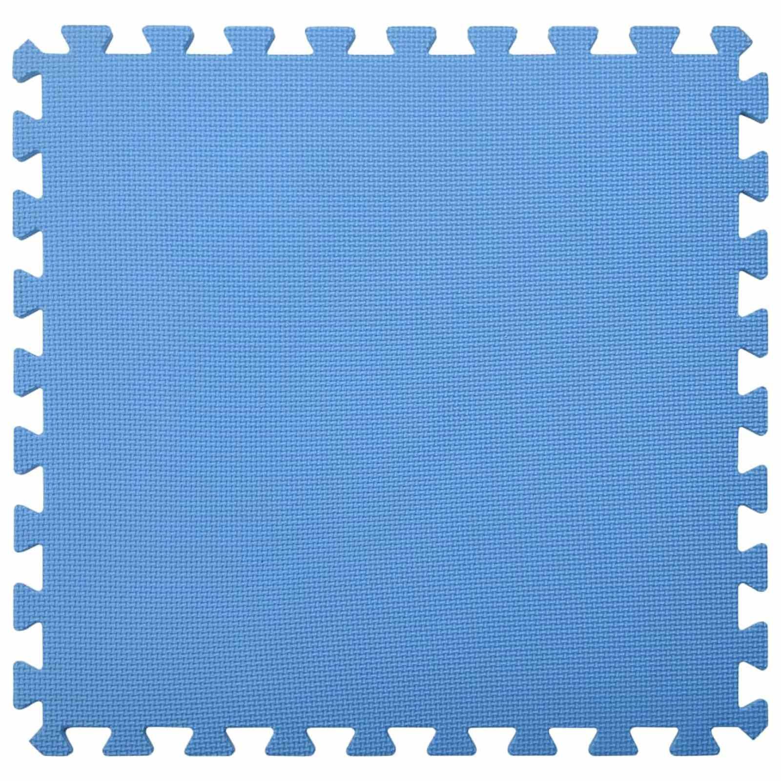 Pool Bodenschutzmatte 6 stk. Blau 2,16 ㎡ EVA-Schaum