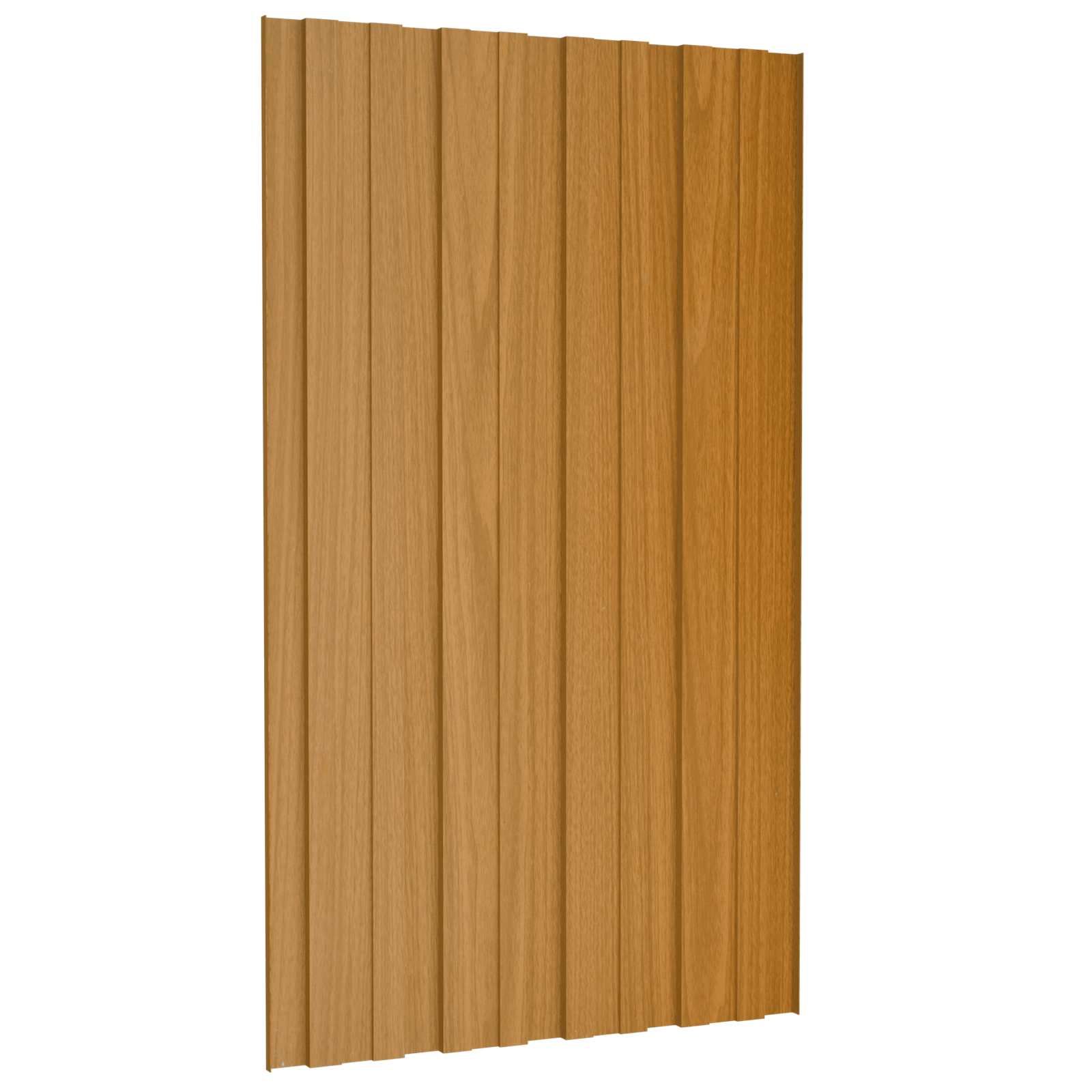 Dachpaneel 12 pcs Natur 80 x 45 cm Verzinkter Stahl