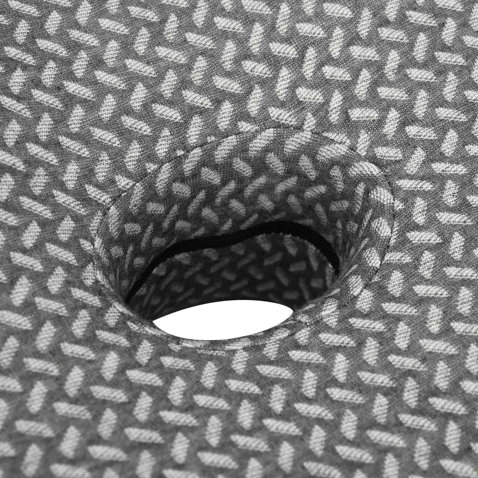 Nackenkissen Grau Viscoschaum 58 x 38 x 12 cm