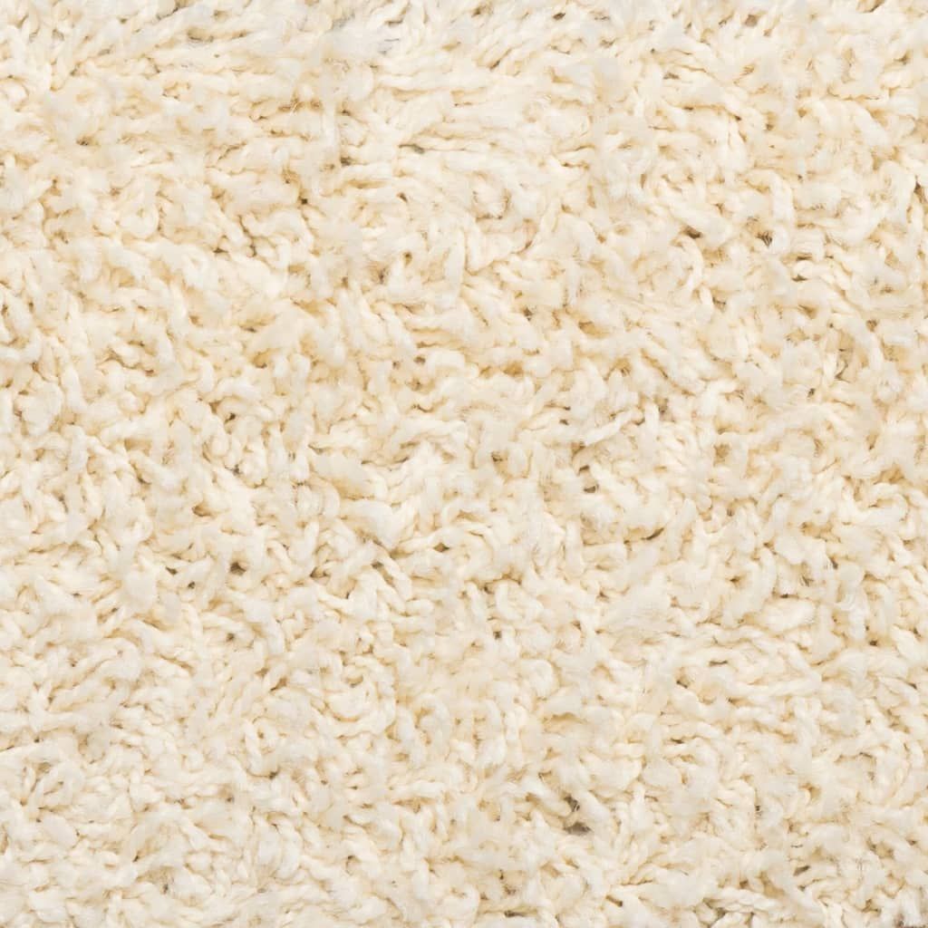 Stufenmatten 15 Stk. 56x17x3 cm Creme Halbrund