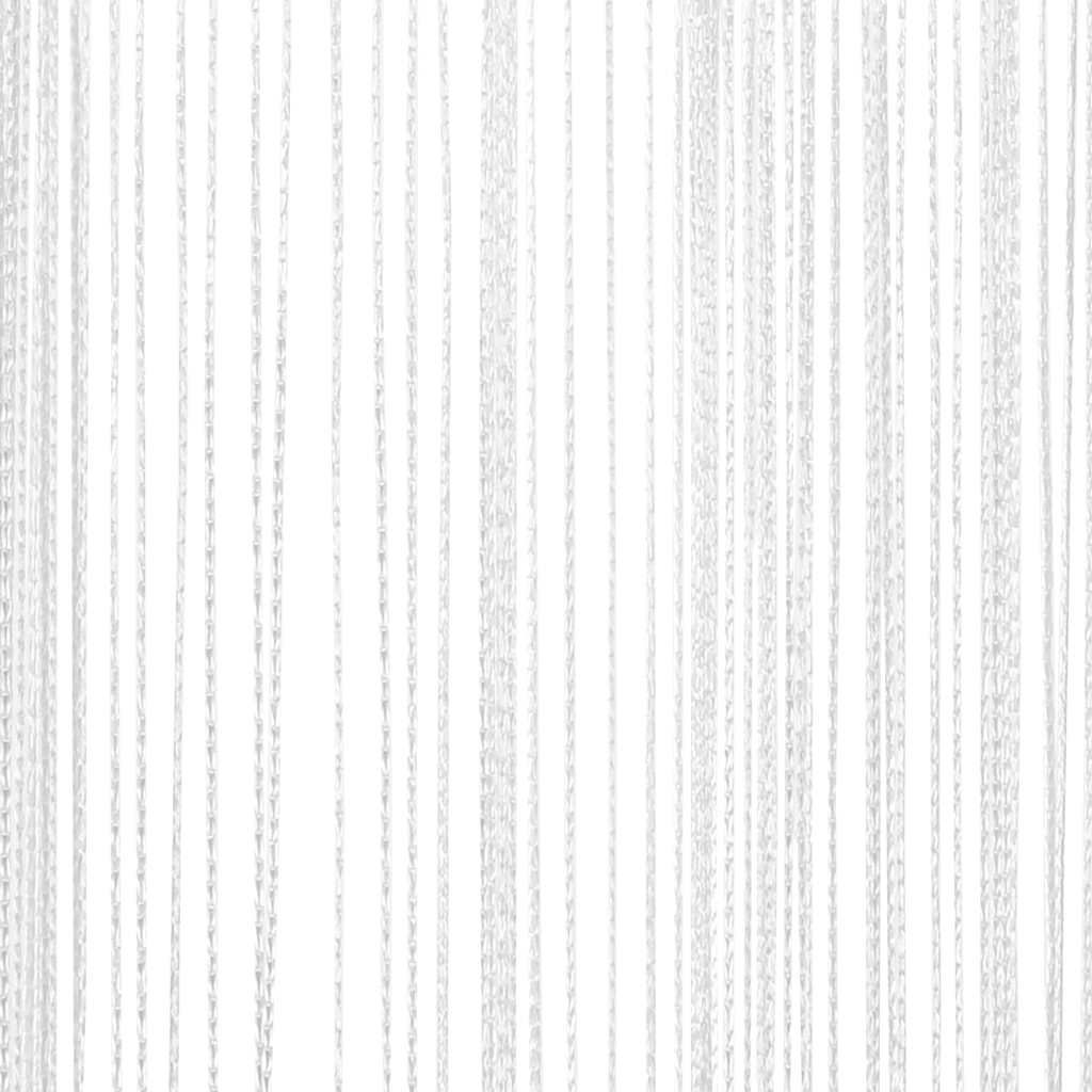 Fadenvorhang 2 Stk.100 x 250 cm Weiß