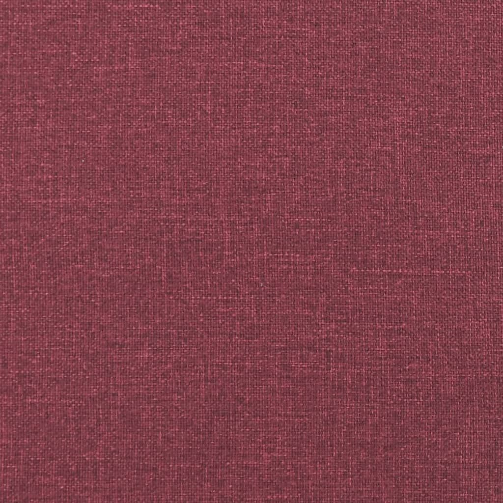 Zierkissen 2 Stk. Weinrot Ø15x50 cm Stoff