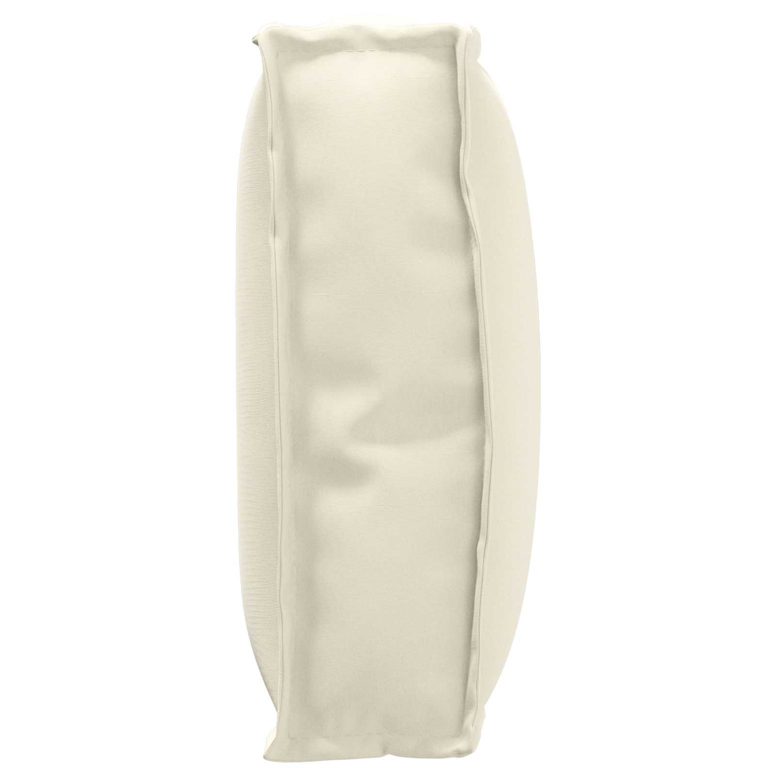 Kissen Creme 60 x 40 x 12 cm Oxford-Stoff