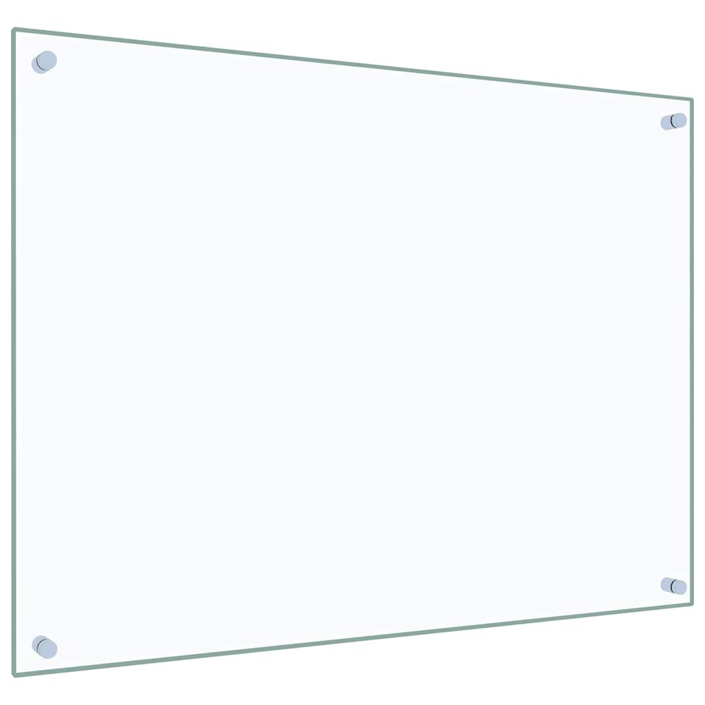 Küchenrückwand Transparent 80x60 cm Hartglas