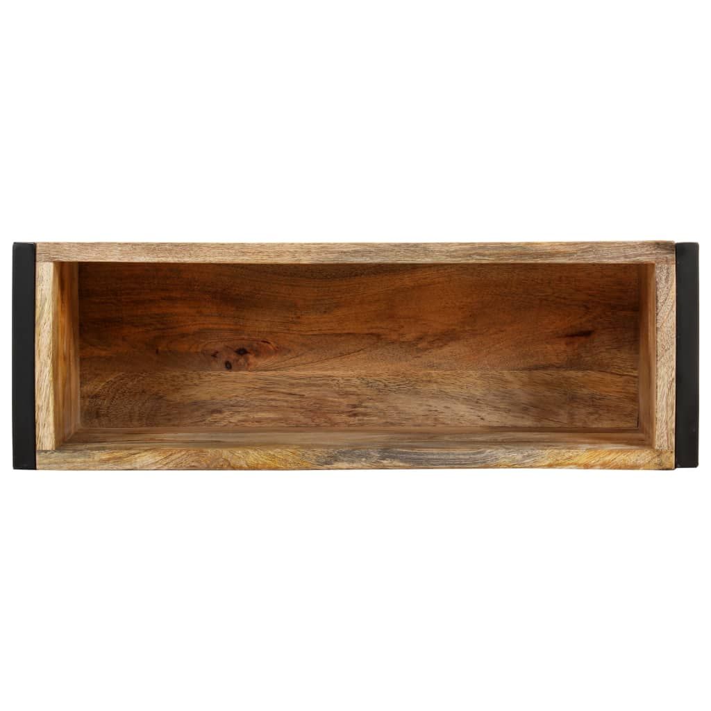Pflanzkübel 60x20x68 cm Raues Mangoholz