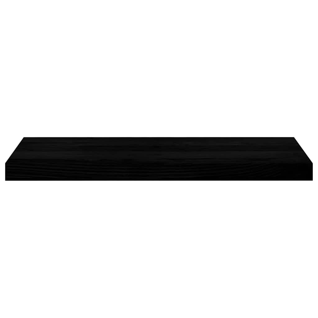 Treppenstufen 8 Stk. Braun-Schwarz 70x25x2 cm Massivholz Eiche