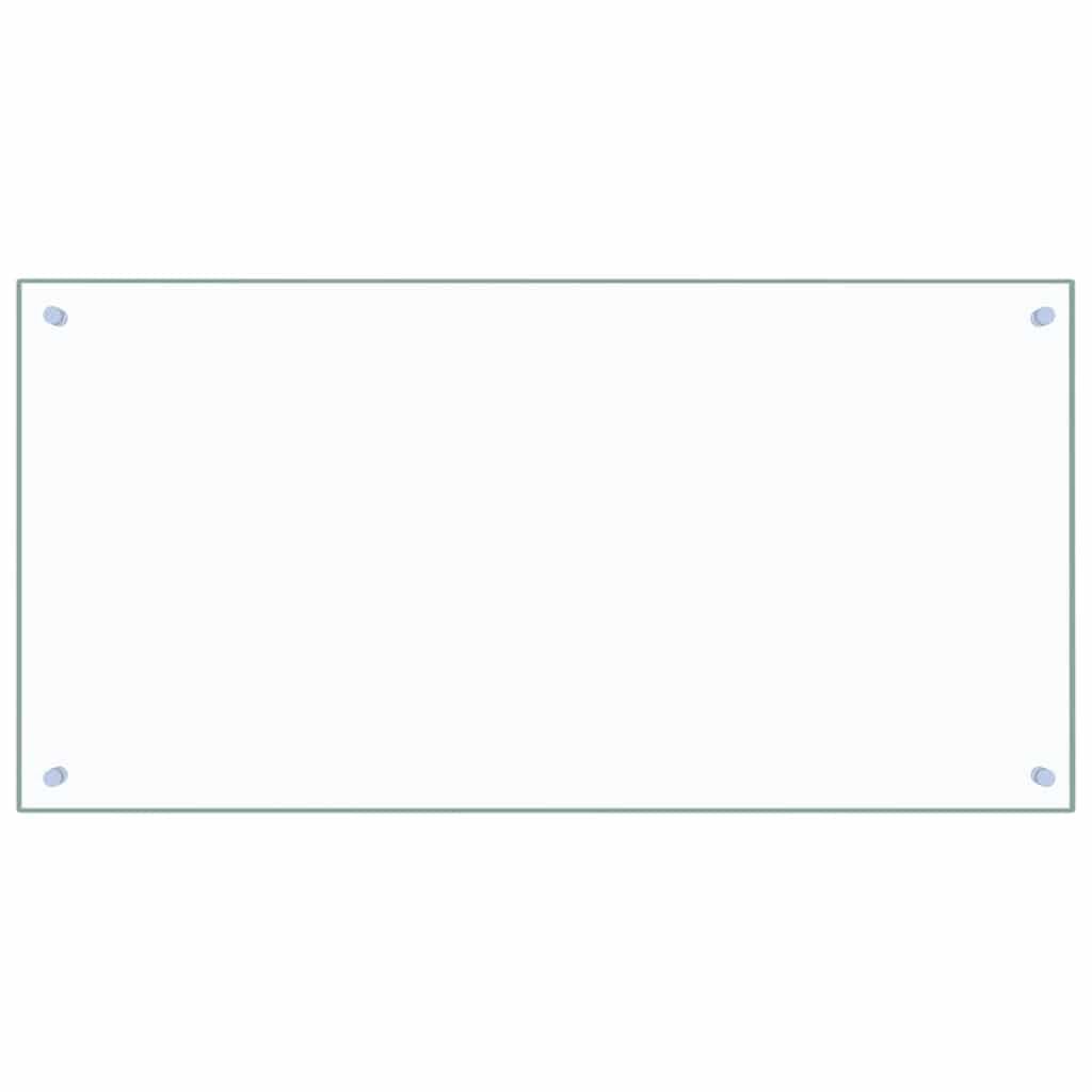 Küchenrückwand Transparent 100×50 cm Hartglas