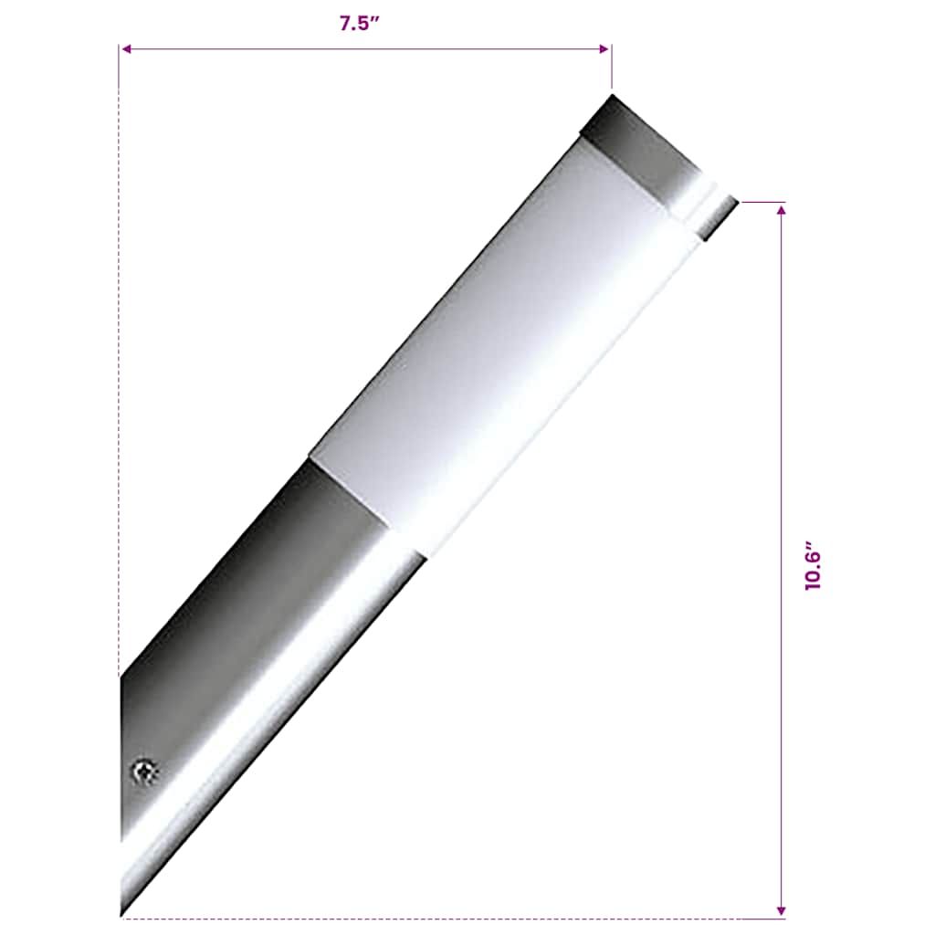 Außenwandleuchten 2 Stk. Edelstahl