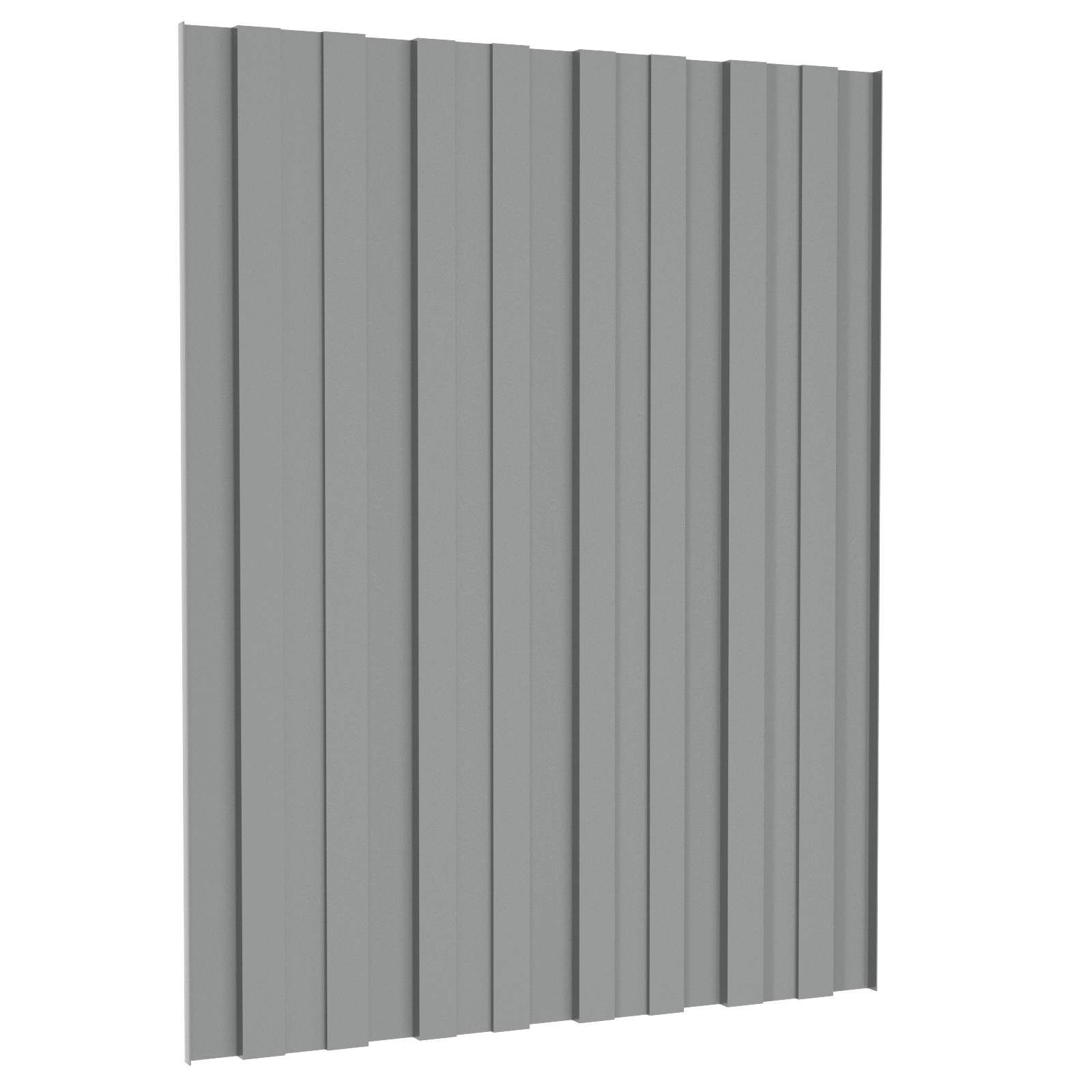 Dachpaneel 12 Stk. Grau 60 x 45 cm Verzinkter Stahl