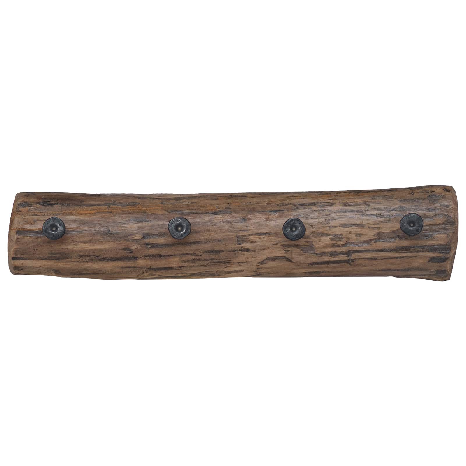 Kleiderbügel Braun 50 x 8 x 12 cm Massives upgecyceltes Holz