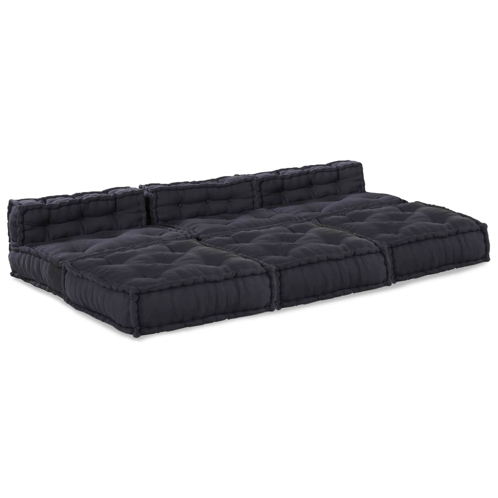 Modulare Sofagarnitur 4 pcs Anthrazit Stoff
