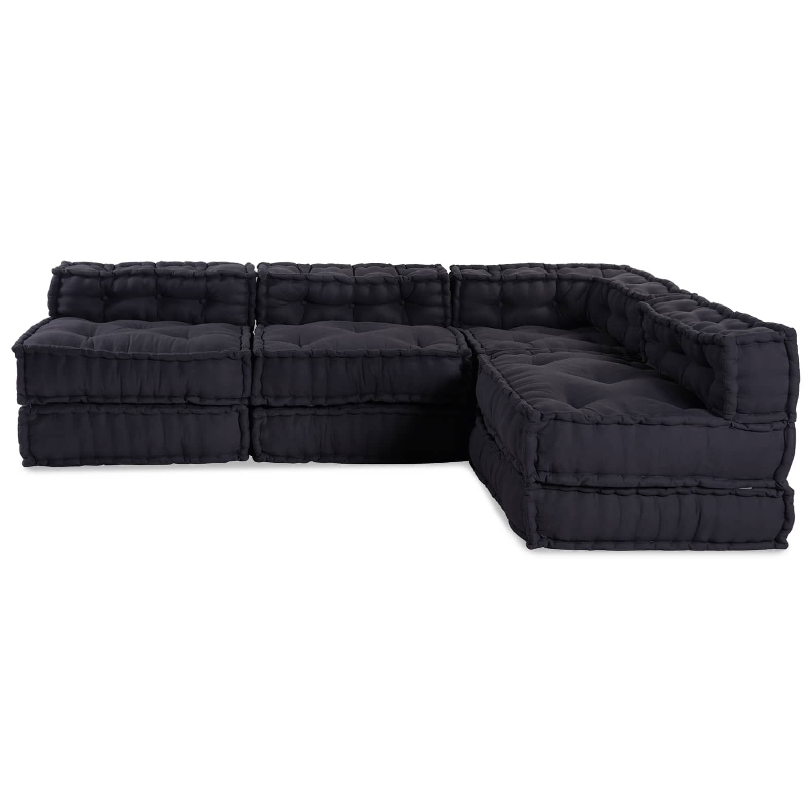 Modulare Sofagarnitur 4 pcs Anthrazit Stoff