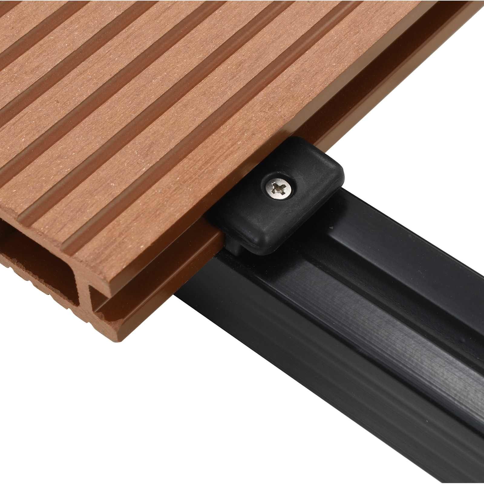 Terrassendiele 30 stk. Braun WPC
