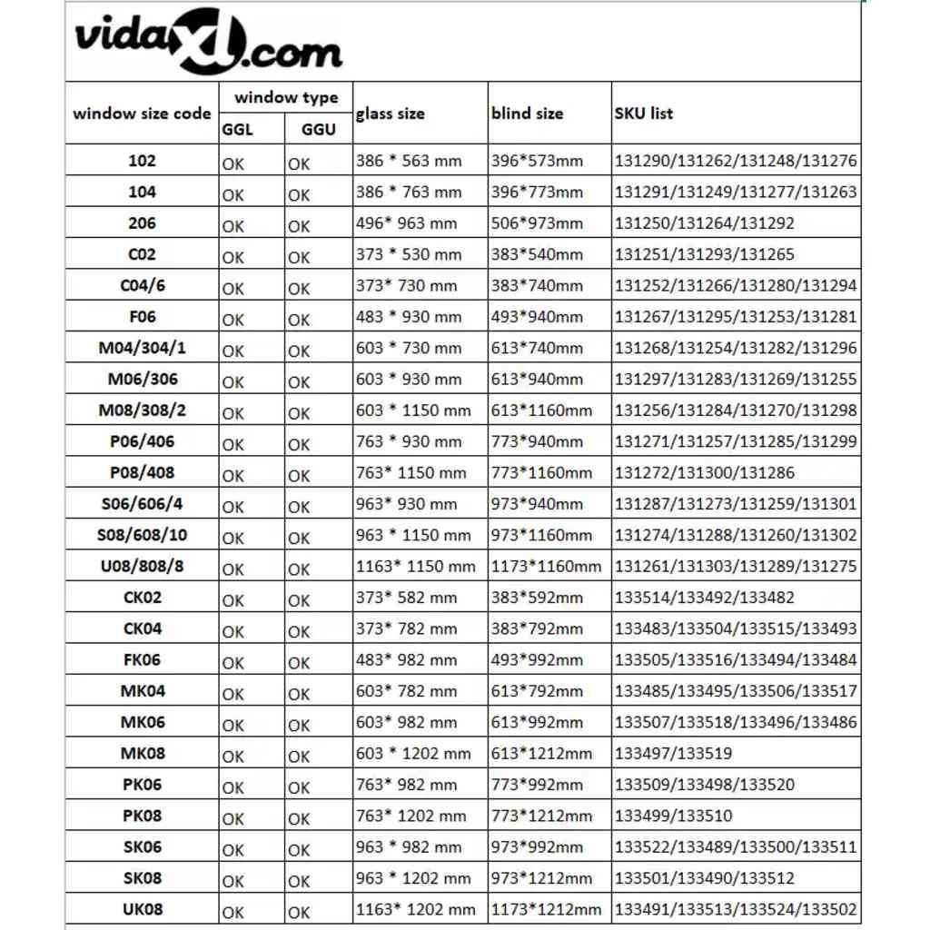 Verdunkelungsrollo Weiß P08/408