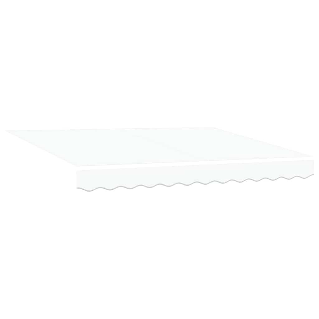 Ersatzbespannung für Markise 3 x 2,5 m Weiß Polyester