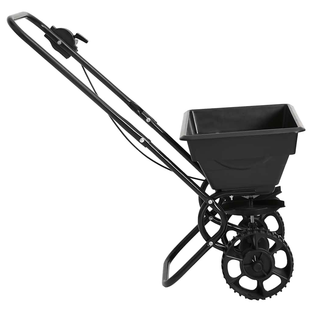 Handstreuwagen Salzstreuer PVC und Stahl 80x46x75 cm 15 L