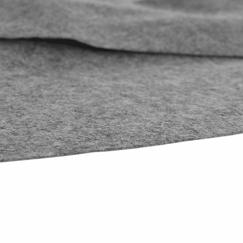 Pool-Bodentuch Hellgrau Ø244 cm Polyester Geotextil