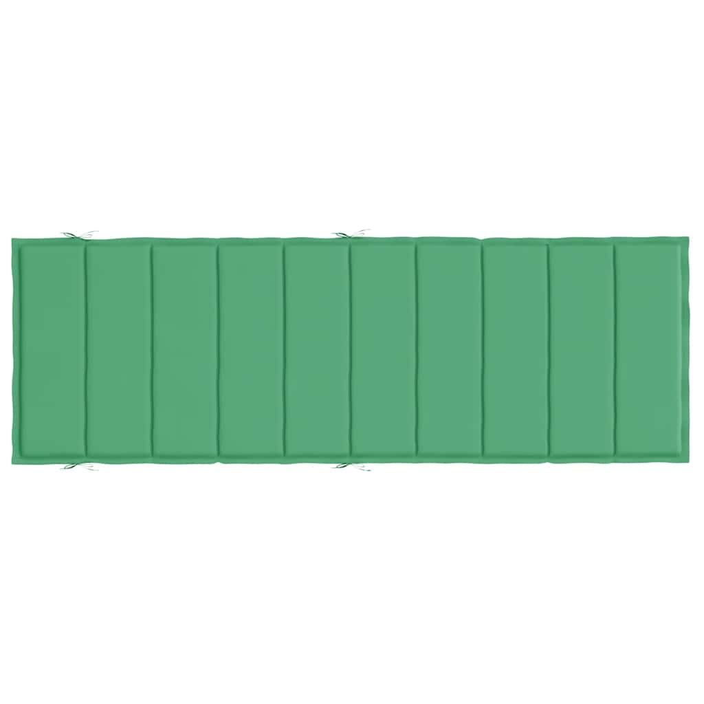 Sonnenliegen-Auflage Grün 186x58x4 cm Oxford-Gewebe