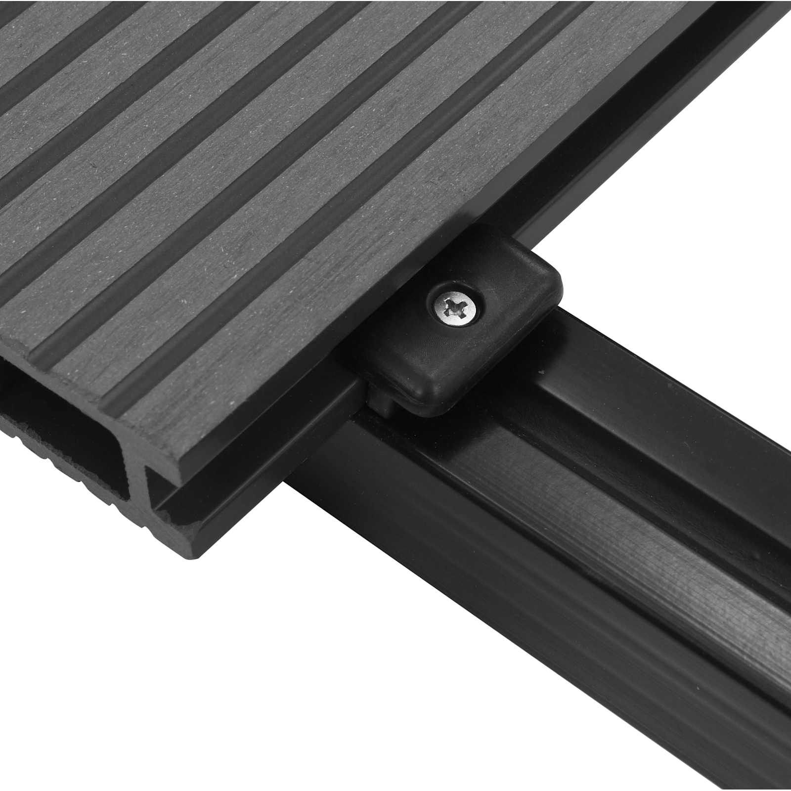 Terrassendiele 30 stk. Grau WPC