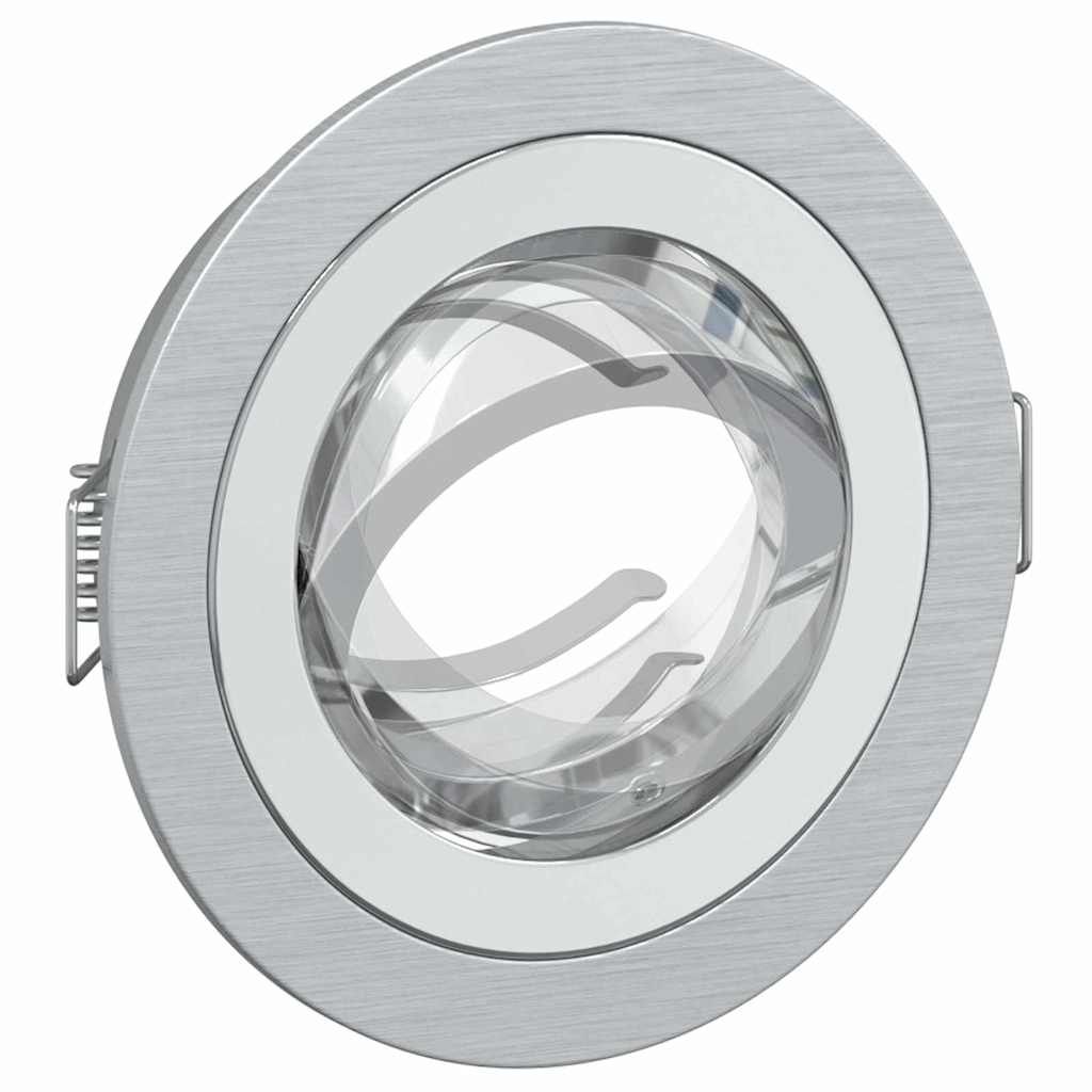 Spotlight 24 Stk. Silber 9 x 9 x 2 cm Aluminium