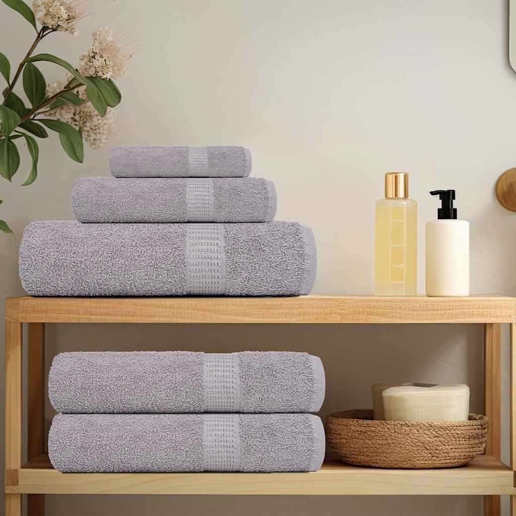 Badetücher FROGN 4 Stk. Grau 100x150 cm 360 g/m²