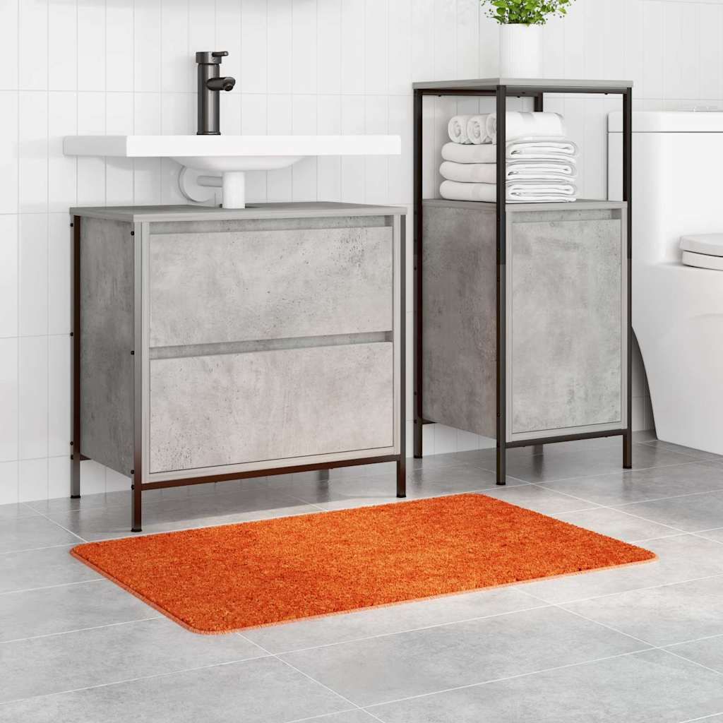 Rutschfeste Badmatte Orange 60 x 90 cm PP