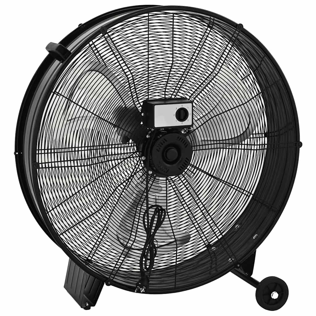 Trommelventilator Industriell 77 cm 187,7 W Schwarz