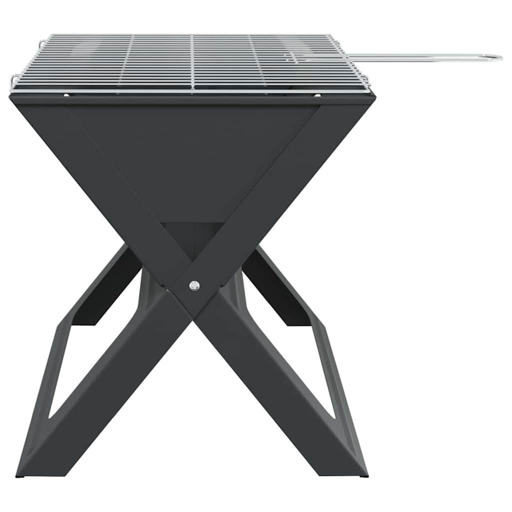 Outdoor Grill 46 x 31 x 31 cm Stahl Schwarz