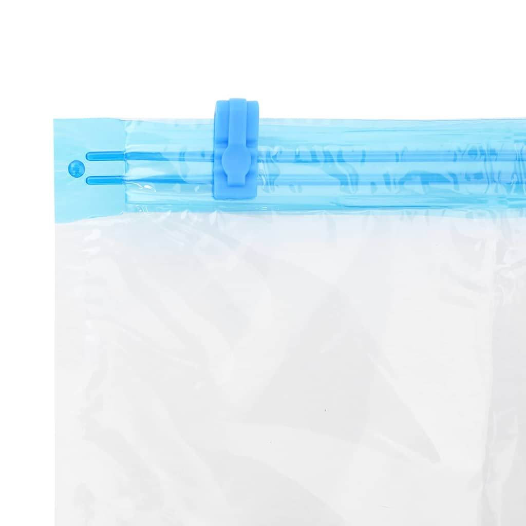 Aufbewahrungstaschen 5 stk. Transparent und Blau 70 x 50 cm