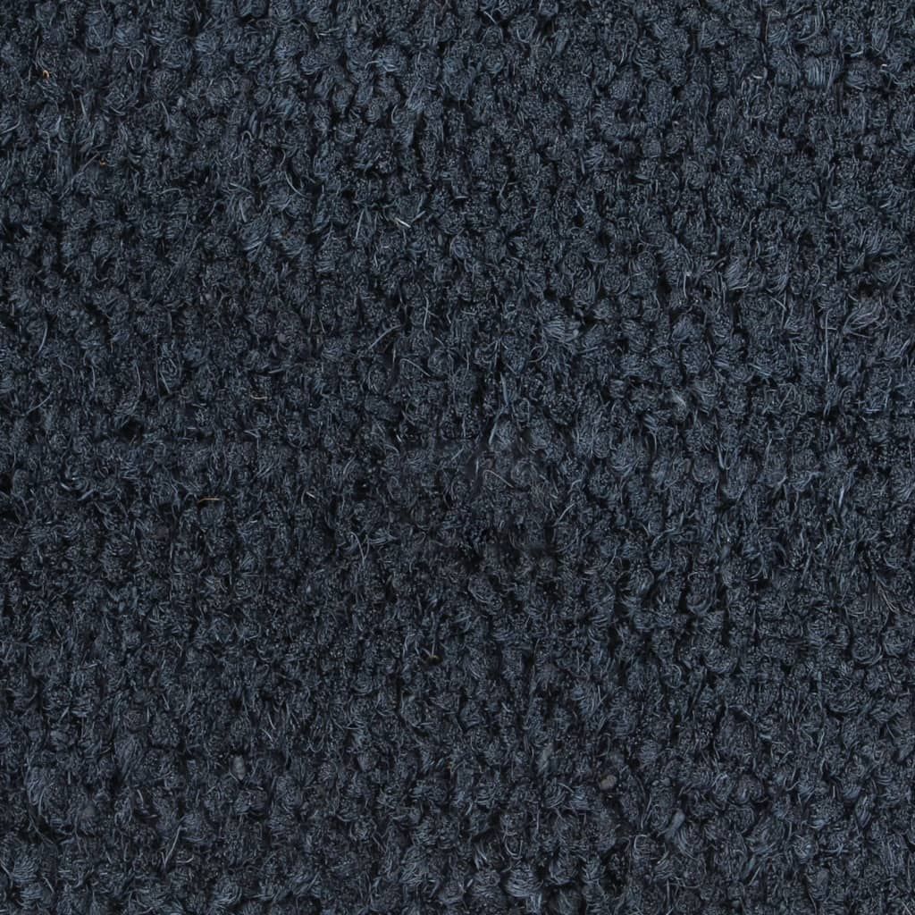 Fußmatte Dunkelgrau 40x60 cm Kokosfaser Getuftet