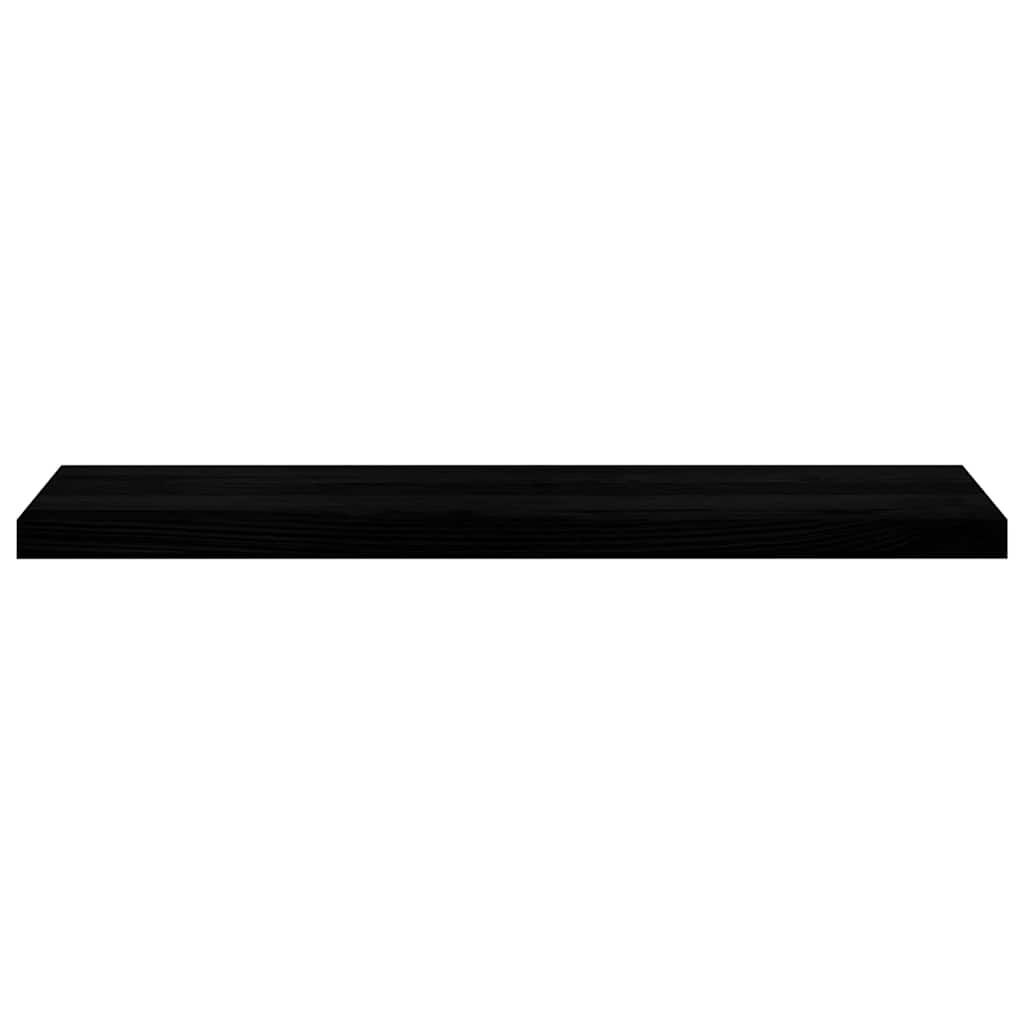 Treppenstufen 8 Stk. Braun-Schwarz 100x30x2 cm Massivholz Eiche