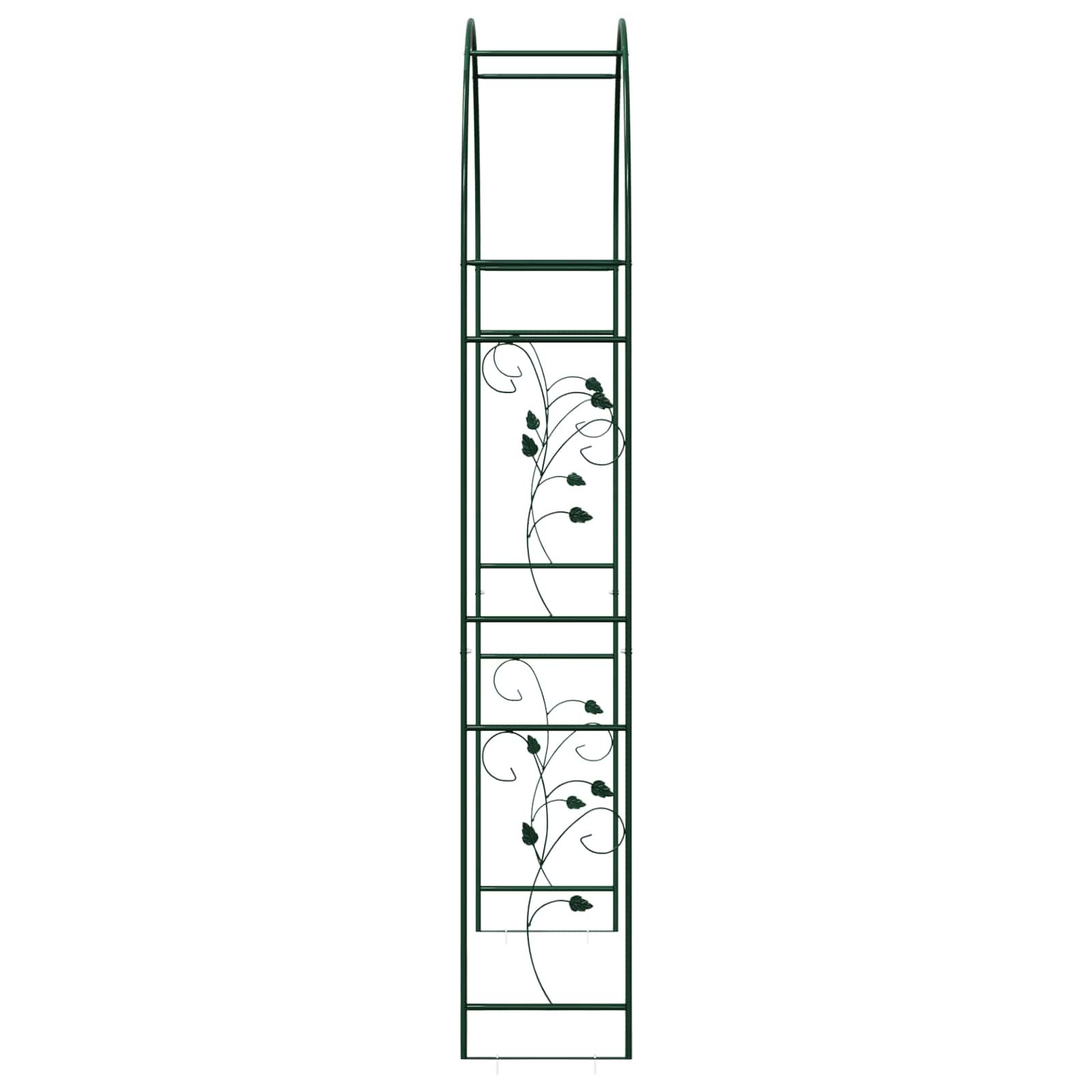 Gartenbogen Floral Grün 115 x 37 x 231 cm