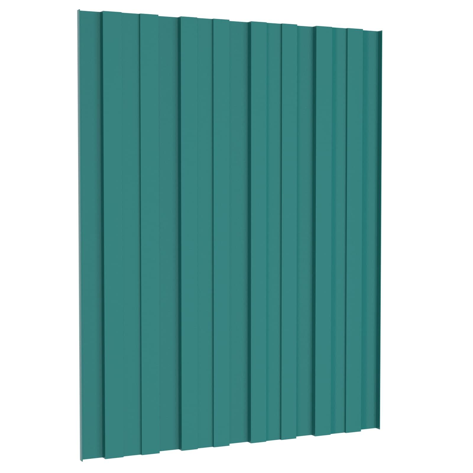 Dachpaneel 36 pcs Grün 60 x 45 cm Verzinkter Stahl