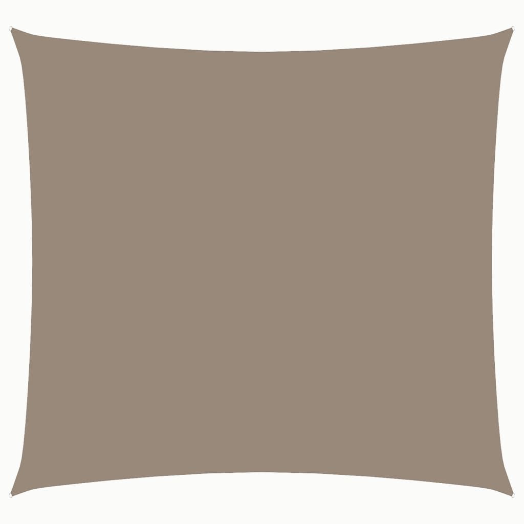 Sonnensegel Oxford-Gewebe Quadratisch 2,5x2,5 m Taupe