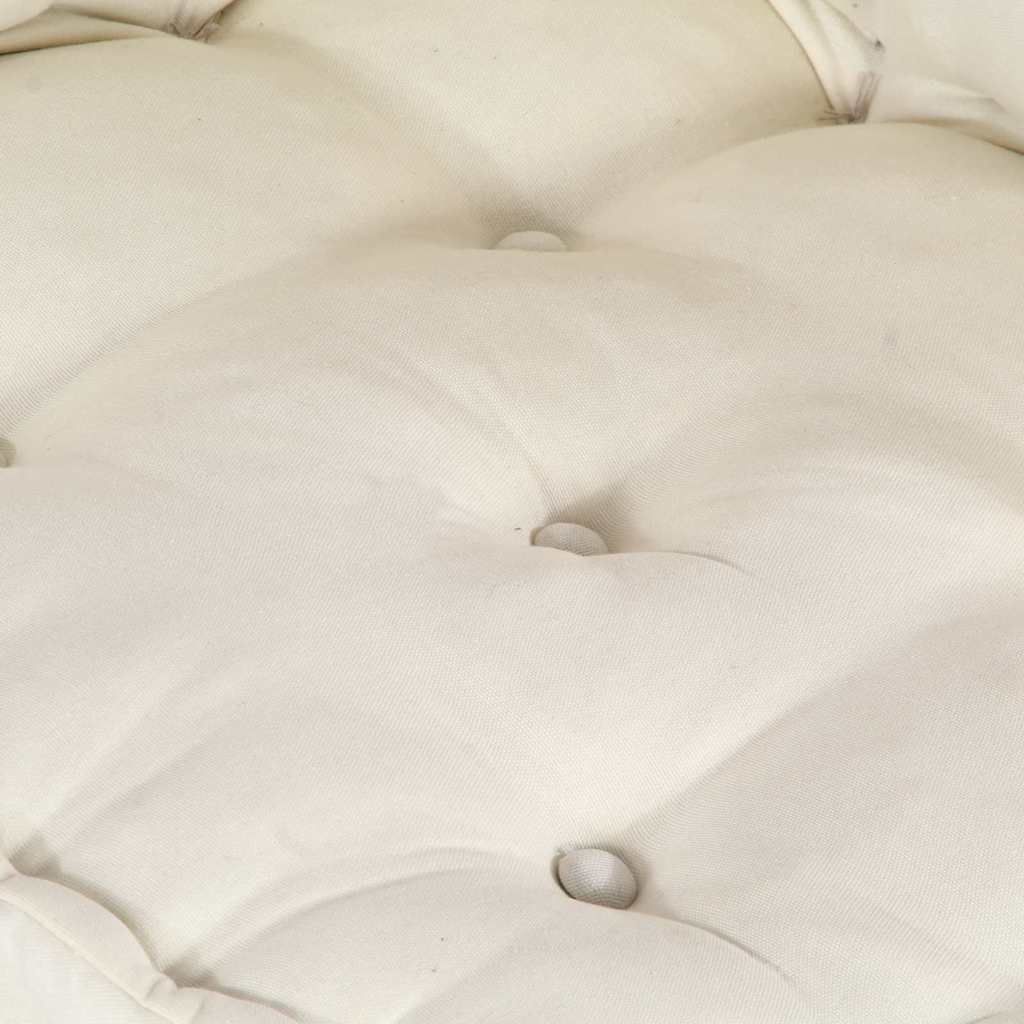 Modulare Sofagarnitur 2 pcs Creme 140 x 70 x 36 cm Stoff