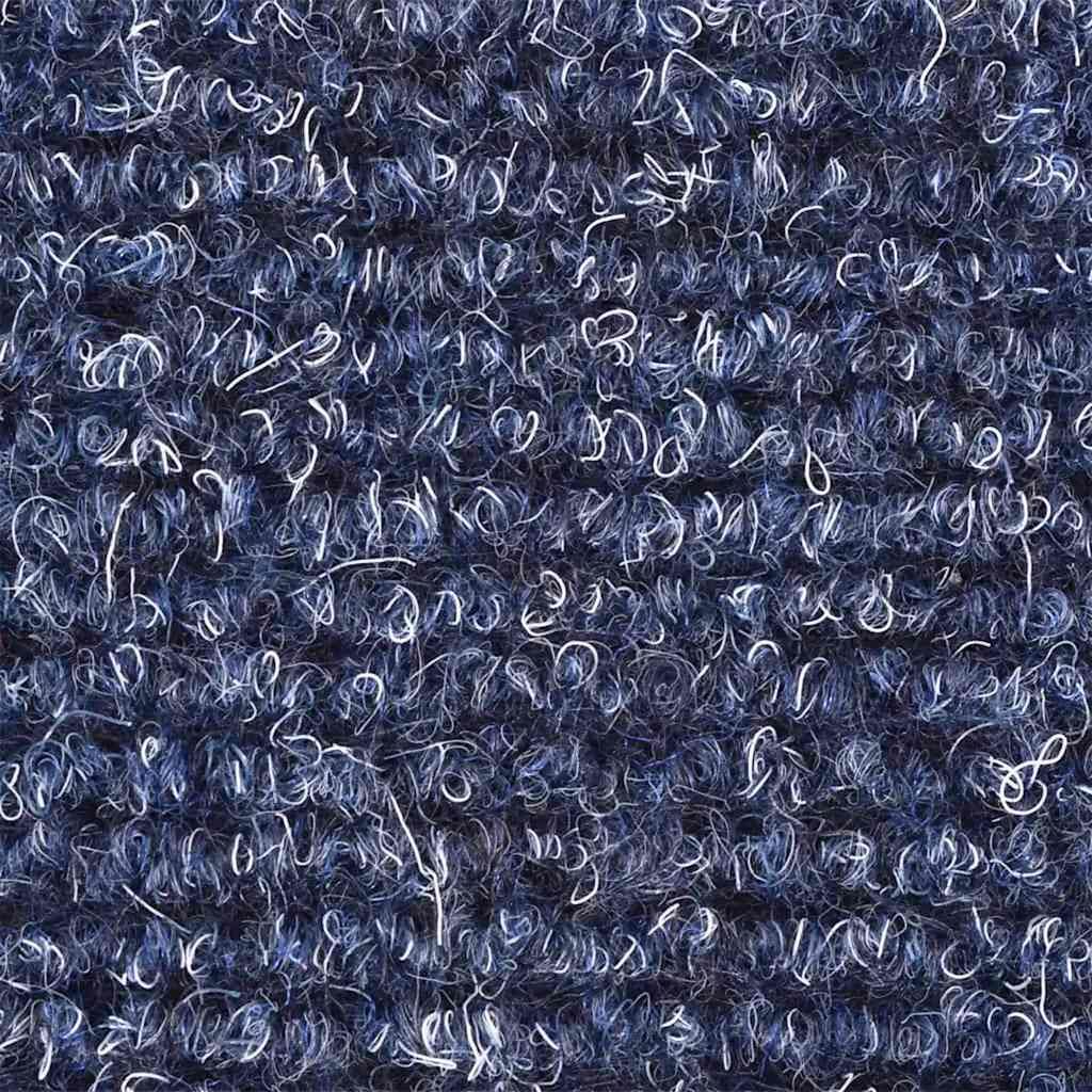 Stufenmatten Selbstklebend 15 Stk. 56x17x3 cm Blau Halbrund
