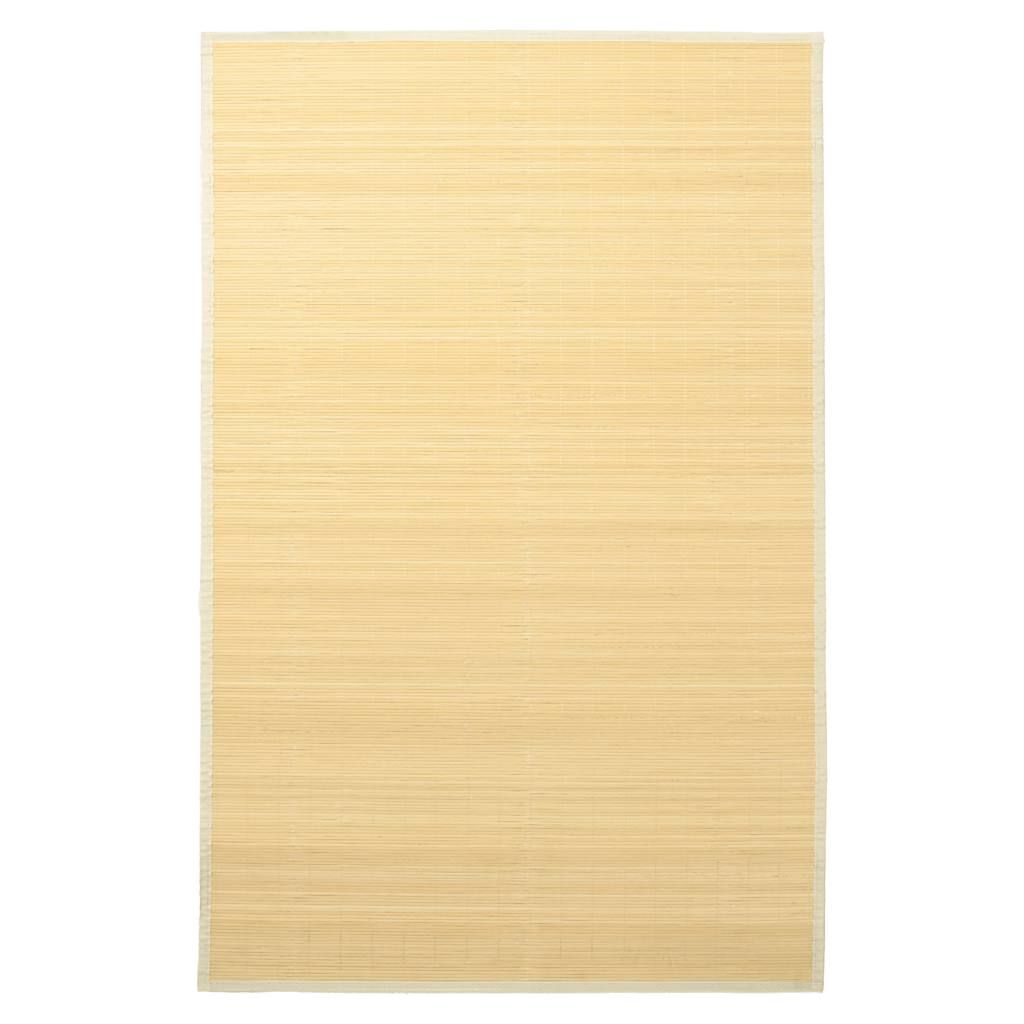 Teppich Bambus 100 x 160 cm Natur