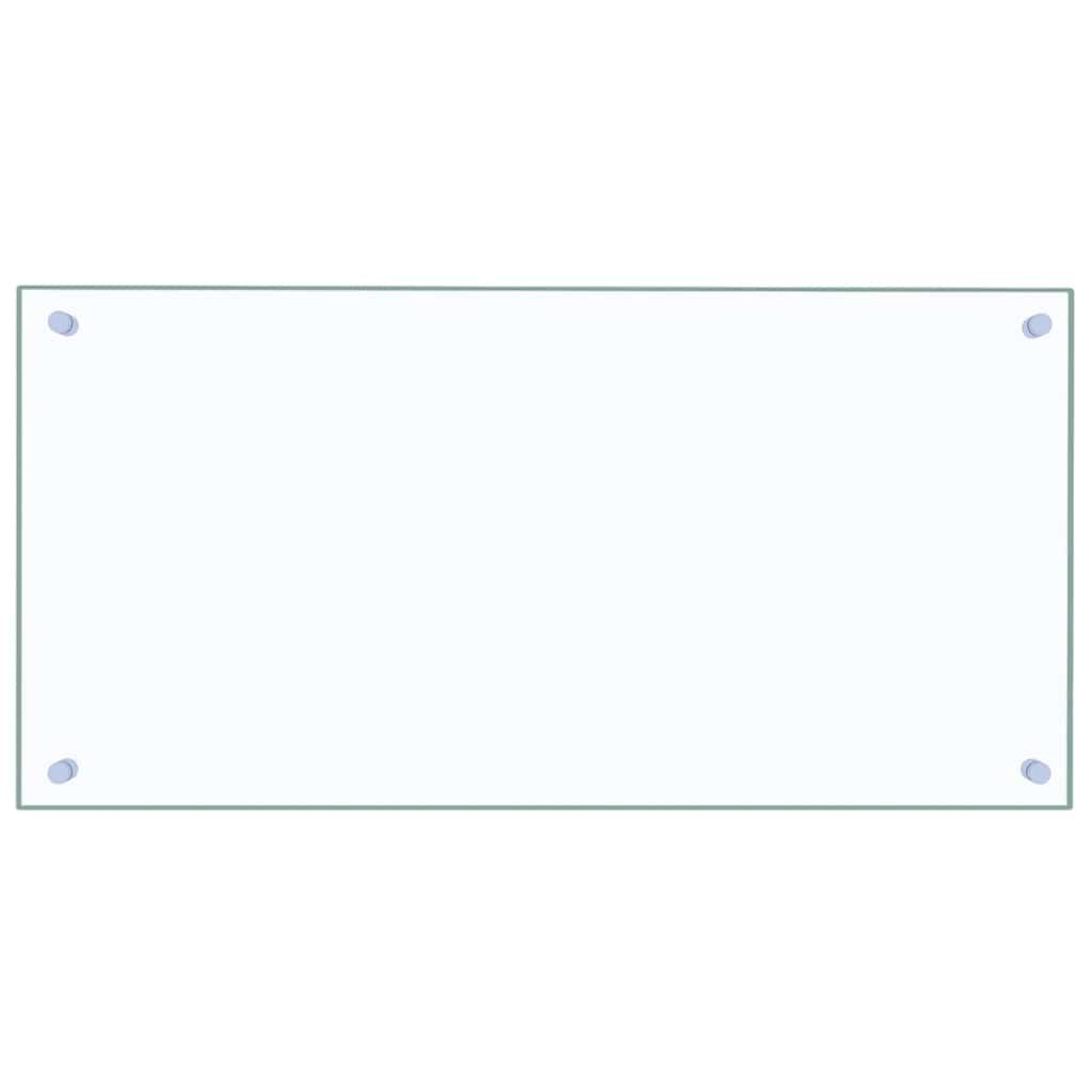 Küchenrückwand Transparent 80×40 cm Hartglas