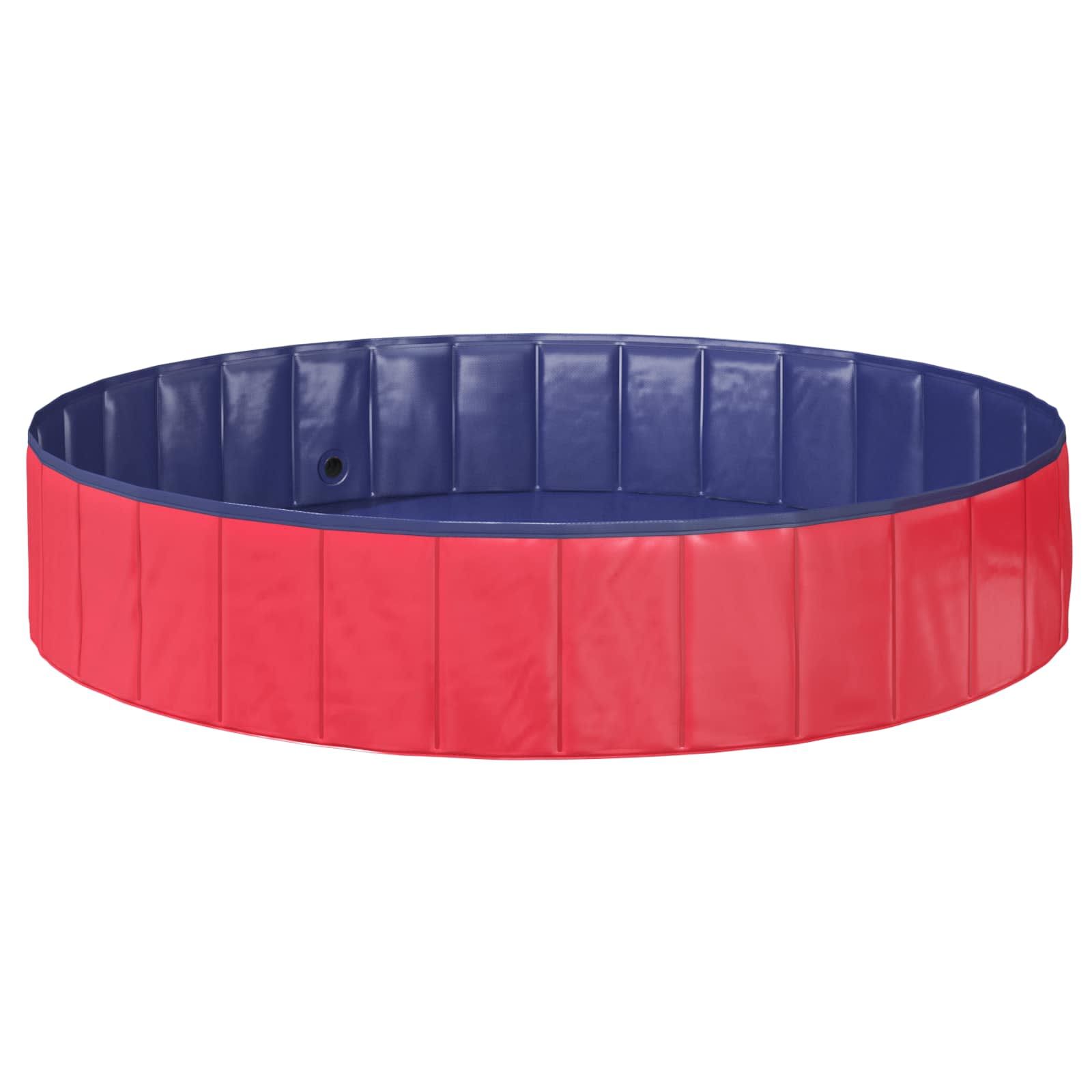 Kinder Schwimmbecken Ø 160 x 30 cm Rund für Rot und Blau