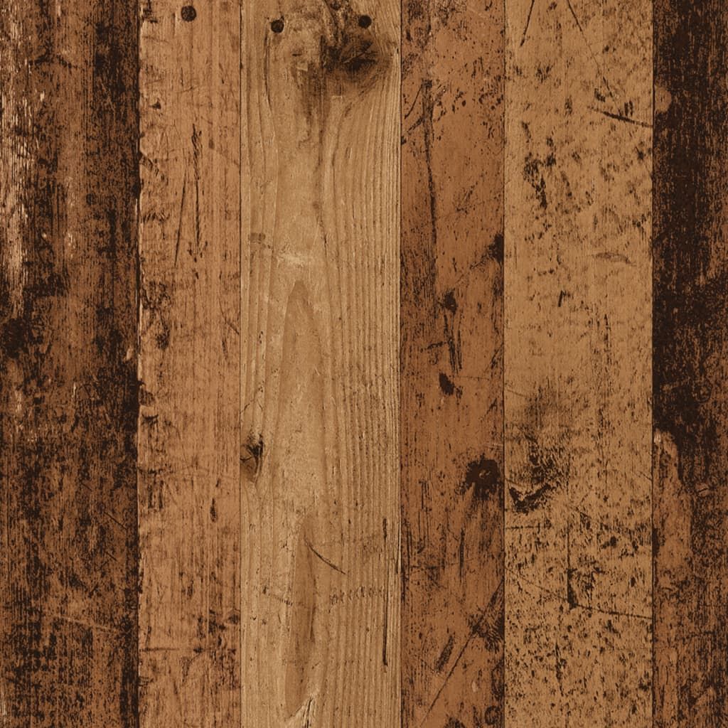 Kaminumrandung Altholz-Optik 90x30x90 cm Holzwerkstoff