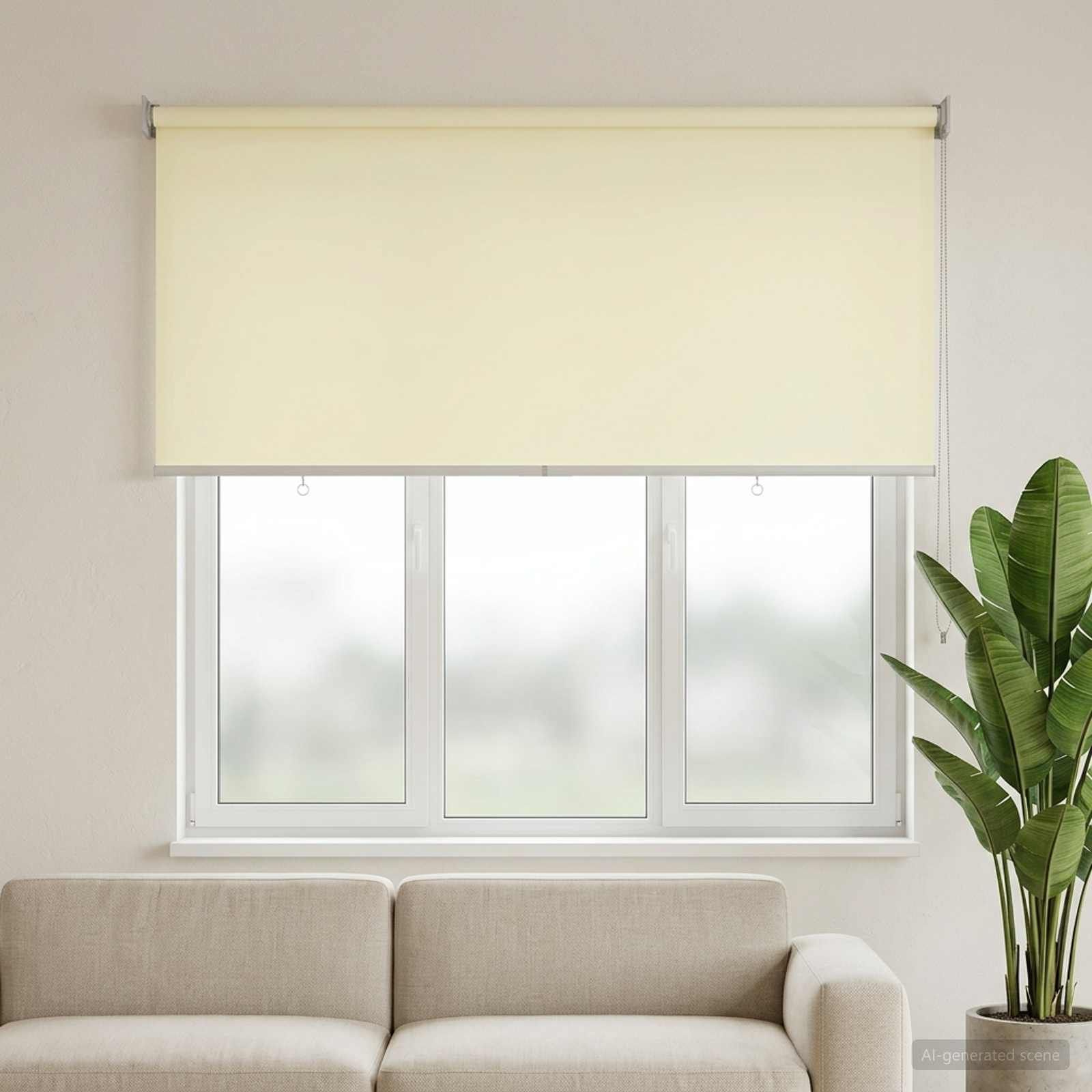 Rollo mit UV-Schutz Creme 140 x 140 cm Polyester