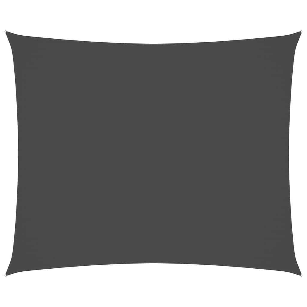 Sonnensegel Oxford-Gewebe Rechteckig 2x3 m Anthrazit