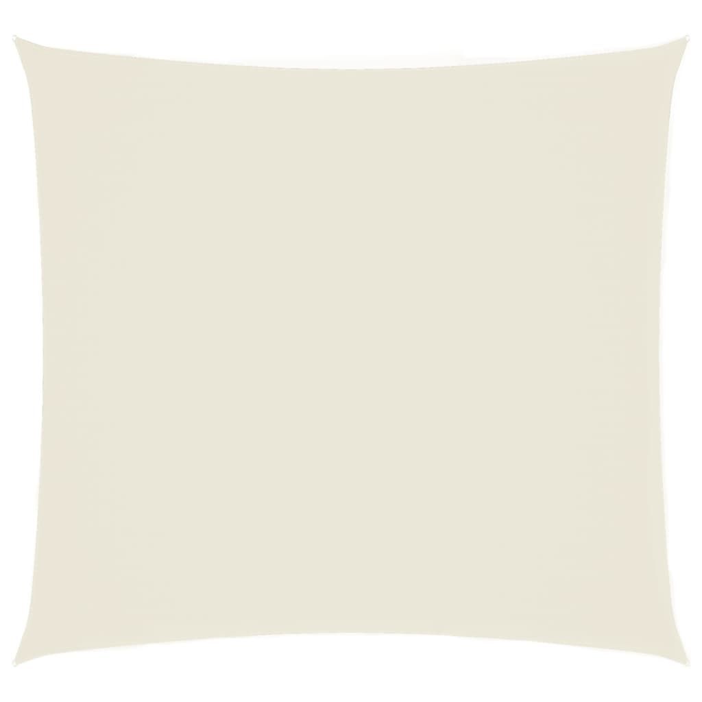 Sonnensegel Oxford-Gewebe Quadratisch 2,5x2,5 m Cremeweiß