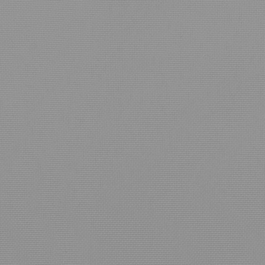 Niedriglehner-Auflagen 4 Stk. Grau Oxford-Gewebe