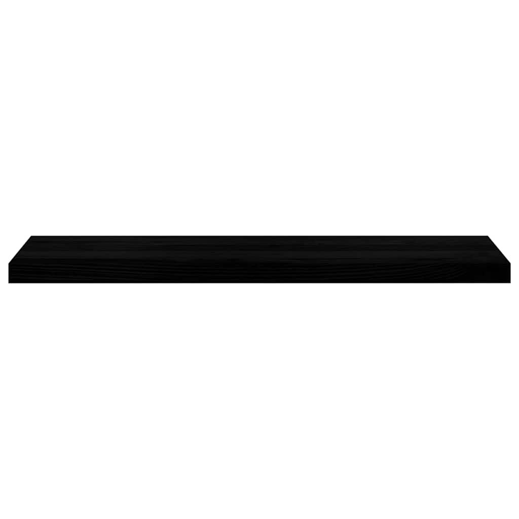 Treppenstufen 8 Stk. Braun-Schwarz 100x25x2 cm Massivholz Eiche