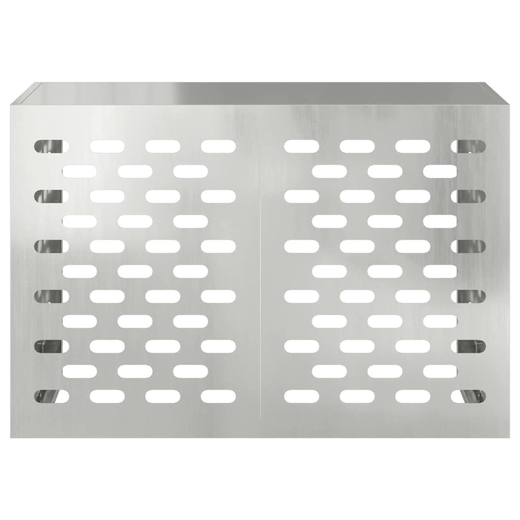 Klimaanlagenabdeckung Silber 90 x 40 x 60 cm Verzinkter Stahl