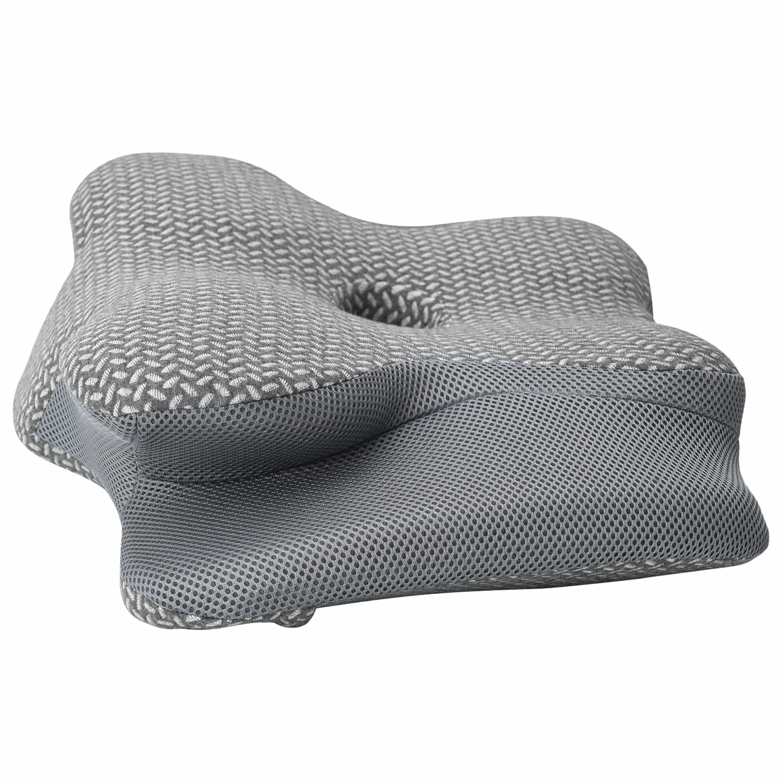 Nackenkissen Grau Viscoschaum 58 x 38 x 12 cm